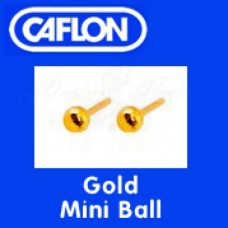 Caflon Ear Piercing Stud (Mini Gold Ball)